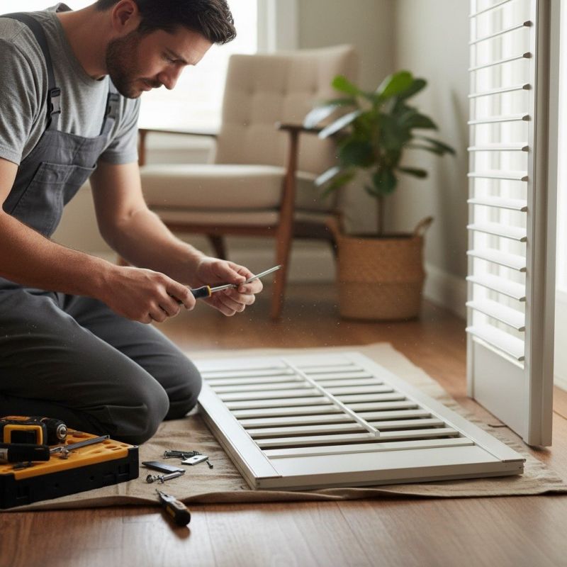 Local Shutters Repainting pros at work