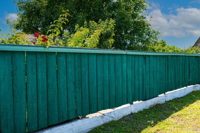 Painting a Backyard Fence