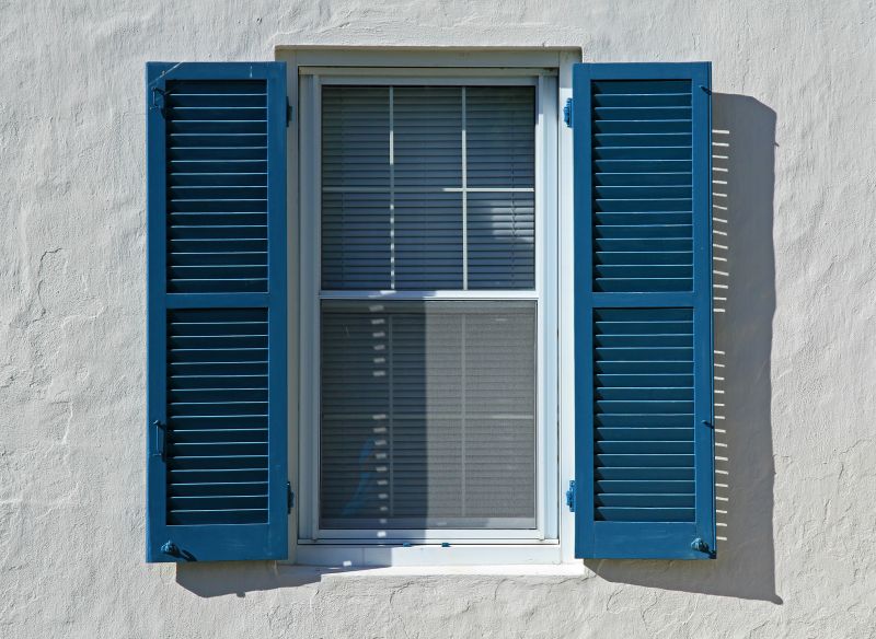 Repainted Shutters with New Color